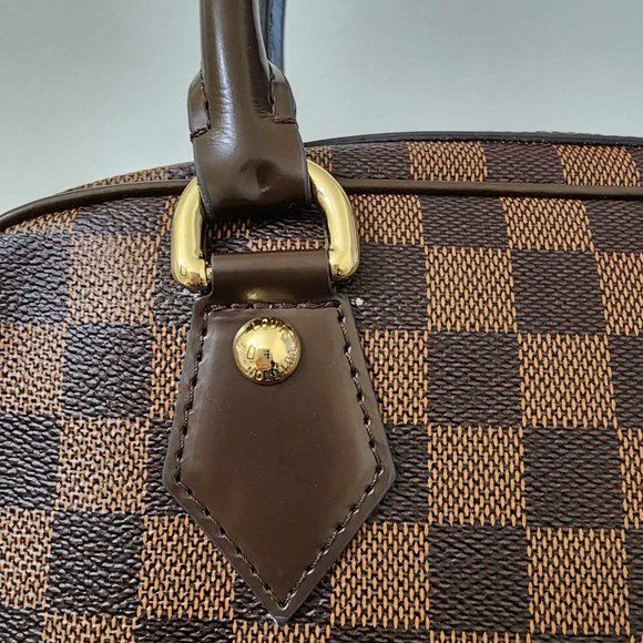 Brown checkered bag - Picture 3 of 14